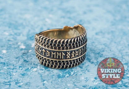 Runic Ring - Chainmail, Bronze