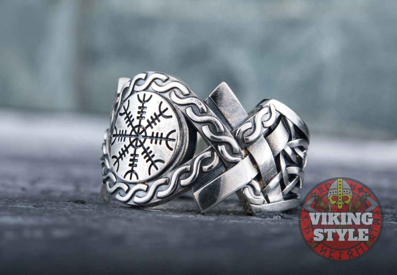 Ægishjálmur Ring - Aarhus, 925 Silver