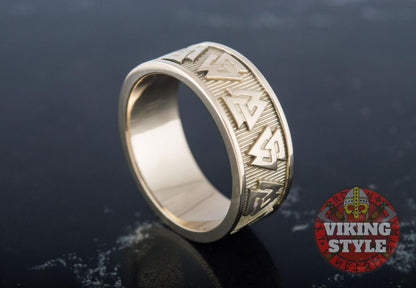 Valknut Ring - Gold