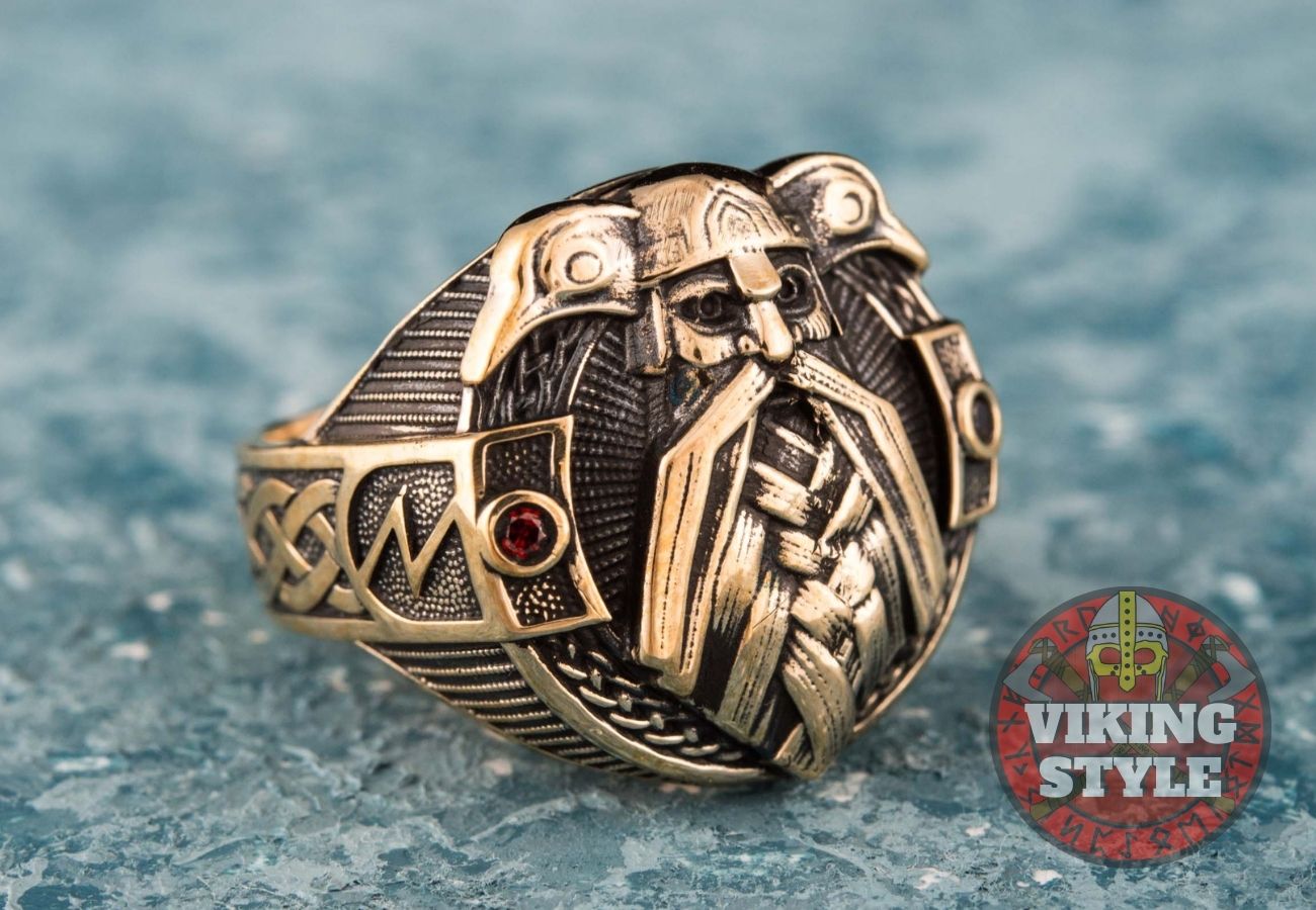 Odin Ring - Allfather, Bronze