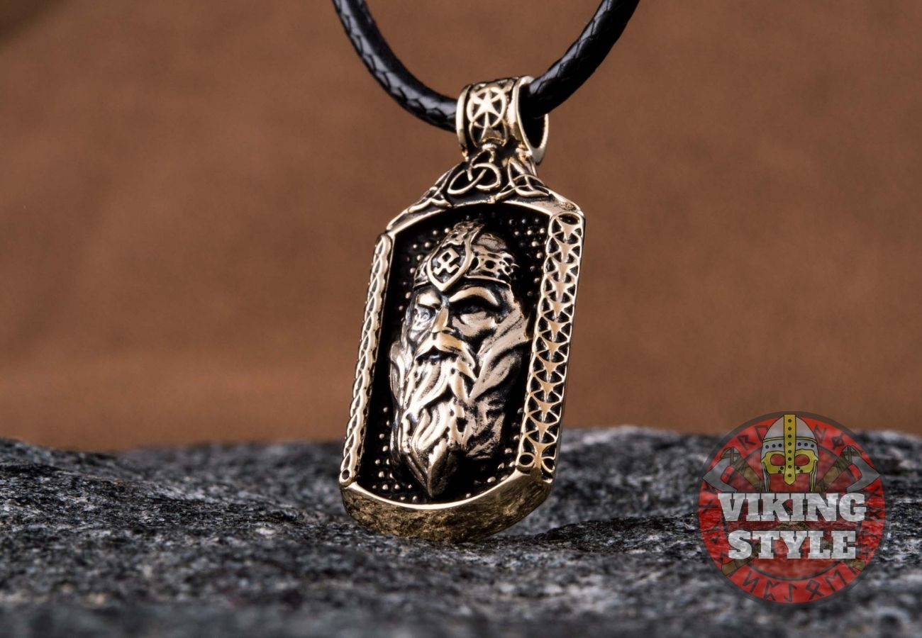 Odin Pendant - Bronze