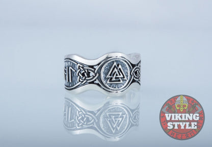 Valknut Ring II - Odin Collection, 925 Silver