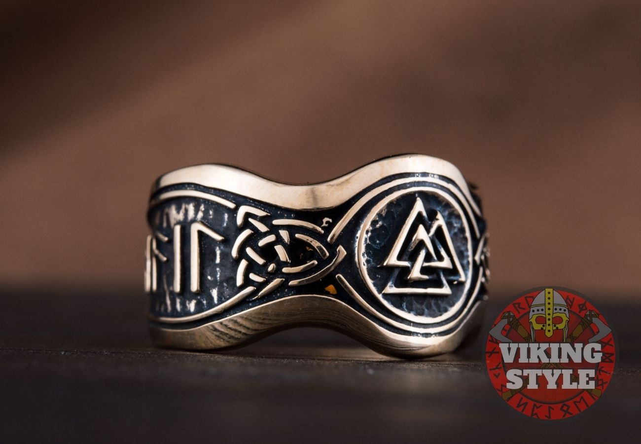 Valknut Ring II - Odin Collection, Bronze
