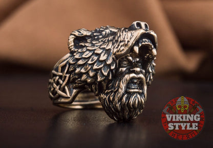 Viking Ring - Berserker, Bronze