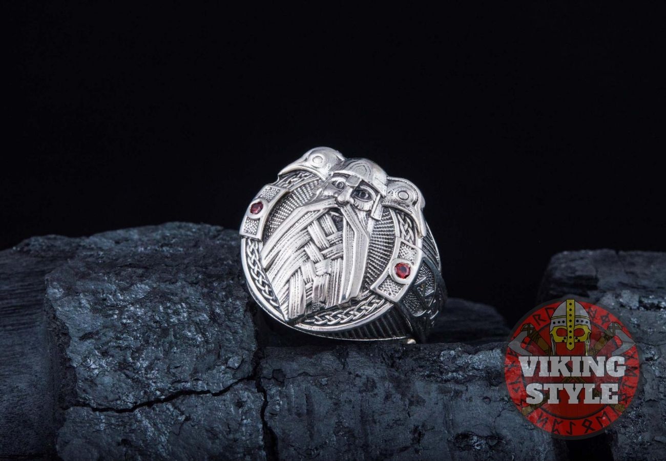 Odin Ring - Allfather, 925 Silver
