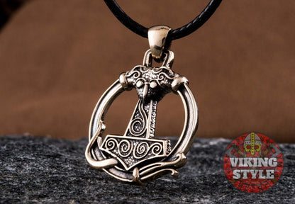 Mjölnir Pendant - Erikstorp, Bronze