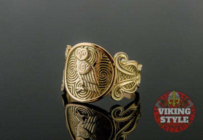 Owl Ring - Gold