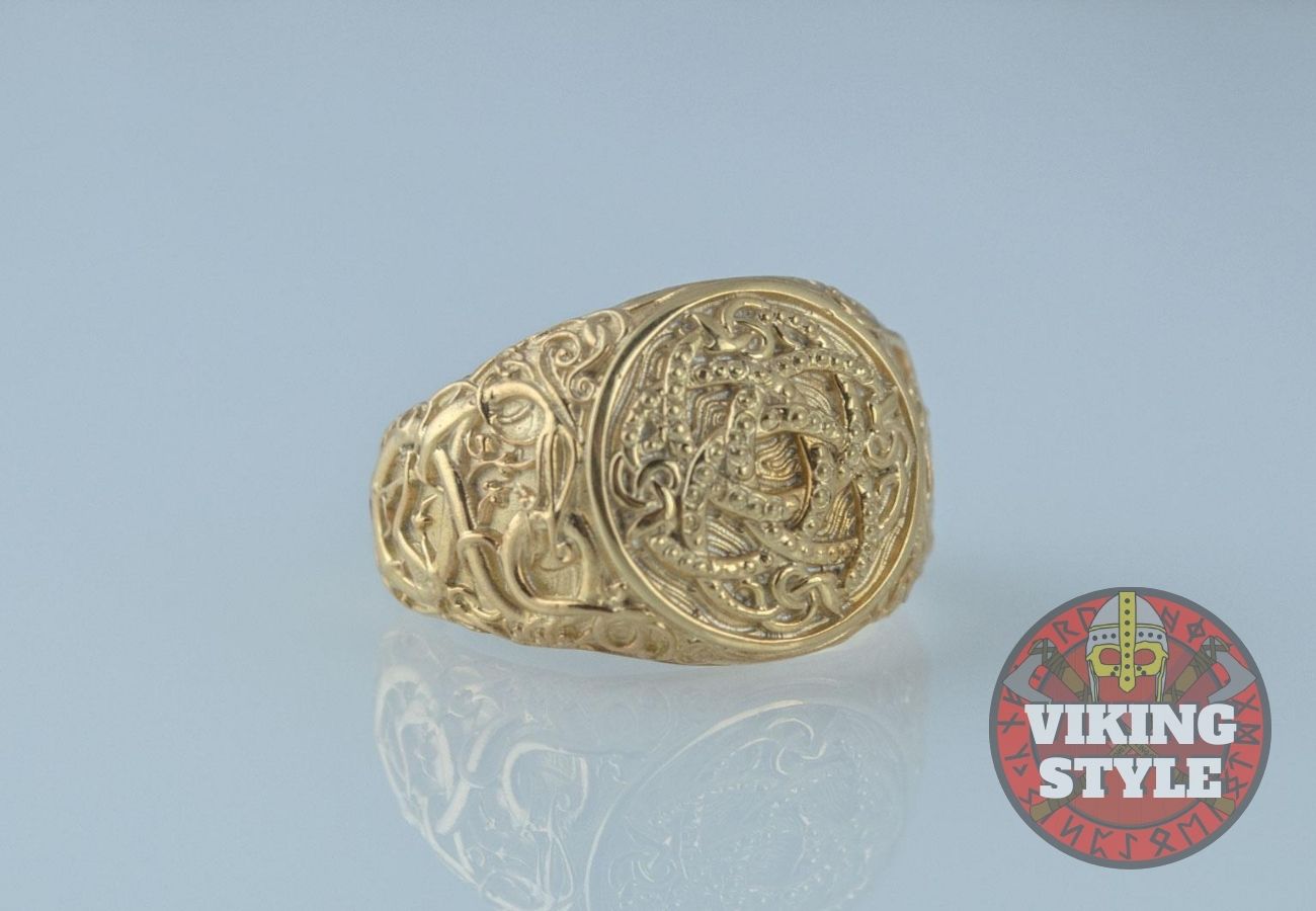 Jörmungandr Ring - Urnes, Gold