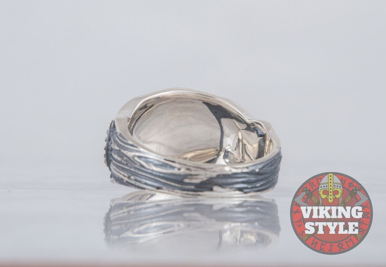 Tri-Horn Ring - Triqueta, 925 Silver