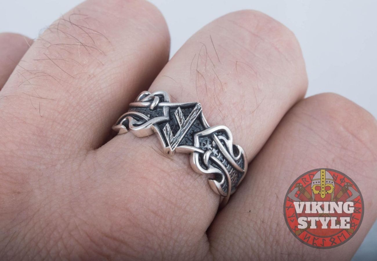 Ansuz Ring - Runic, 925 Silver