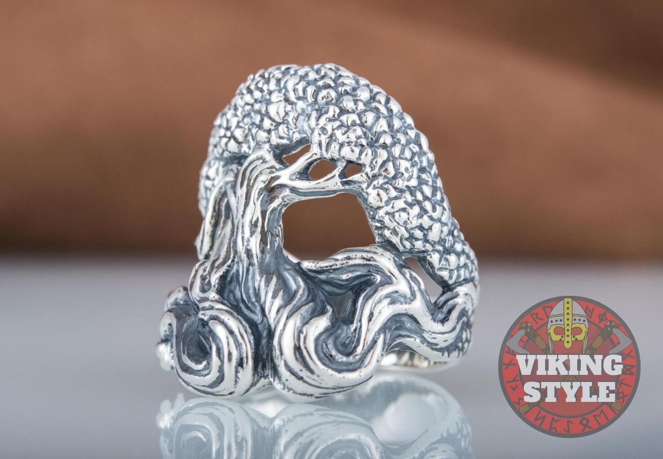 Yggdrasil Ring - Tree of Life, 925 Silver