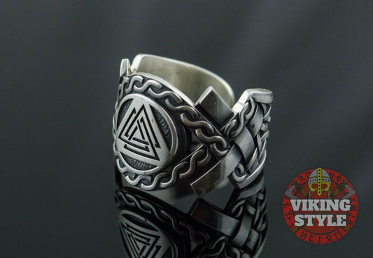 Valknut Ring - Aarhus, 925 Silver