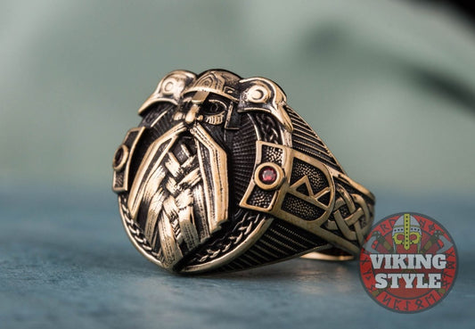 Odin Ring - Allfather, Bronze