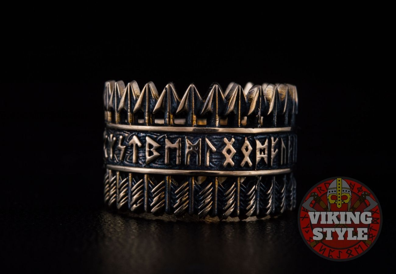 Runic Ring - Arrow, Bronze