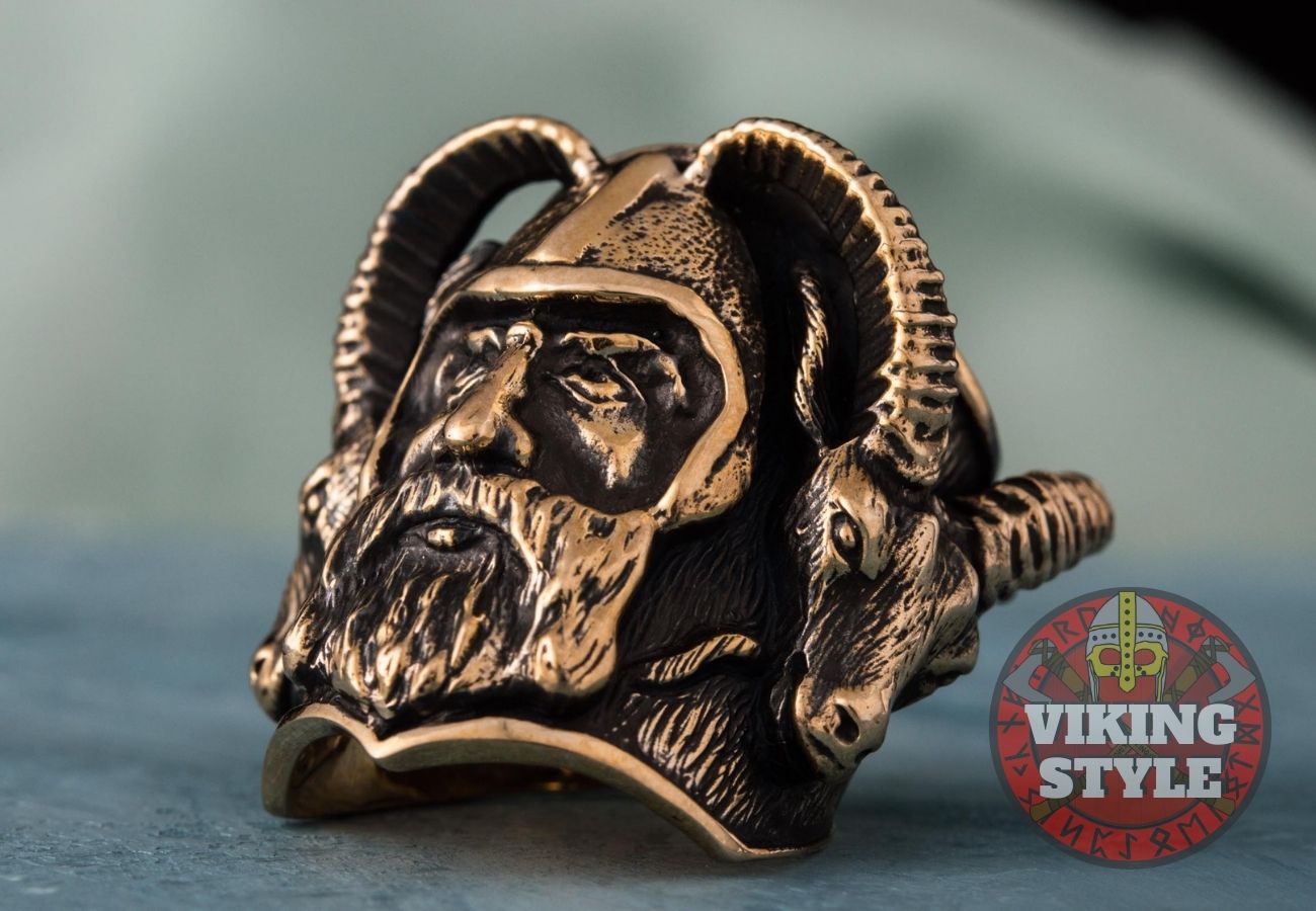 Viking Ring - Ram, Bronze