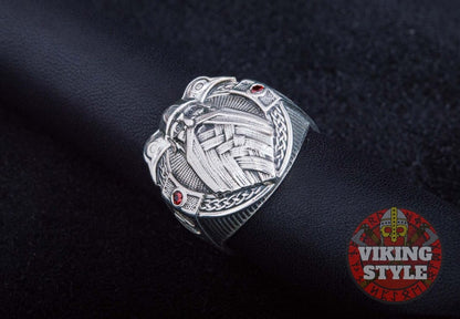Odin Ring - Allfather, 925 Silver