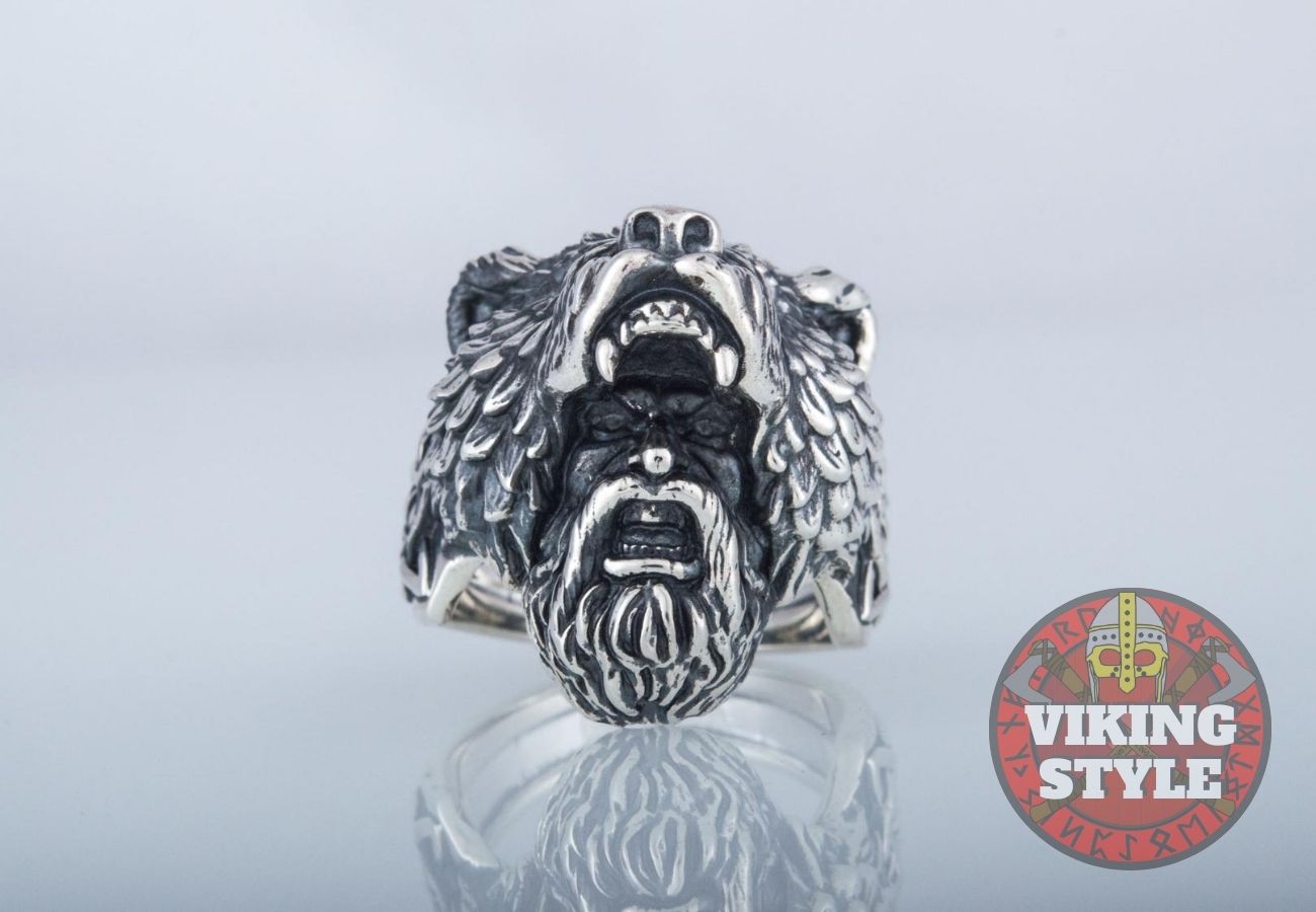 Viking Ring - Berserker, 925 Silver
