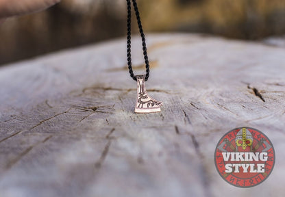 Perun Axe Head Pendant IV - Bronze