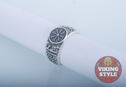Ægishjálmur Ring - Odin Collection, 925 Silver