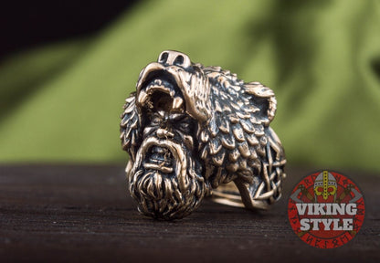 Viking Ring - Berserker, Bronze