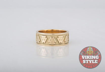 Valknut Ring - Gold