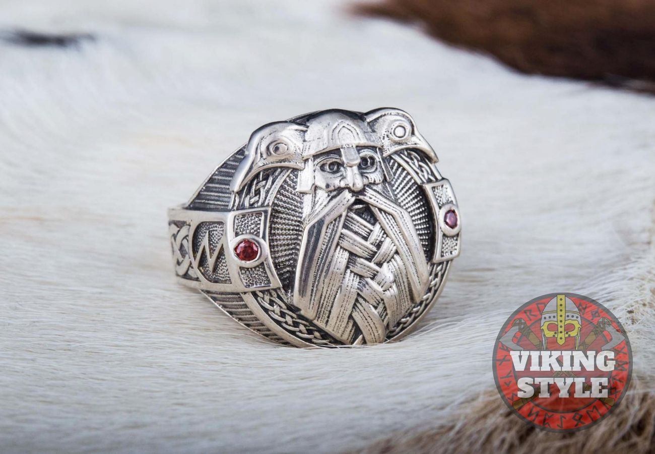 Odin Ring - Allfather, 925 Silver