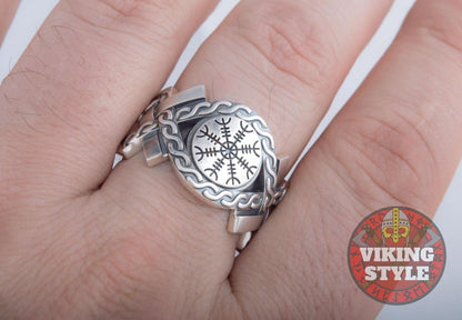 Ægishjálmur Ring - Aarhus, 925 Silver