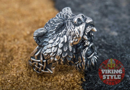 Viking Ring - Berserker, 925 Silver