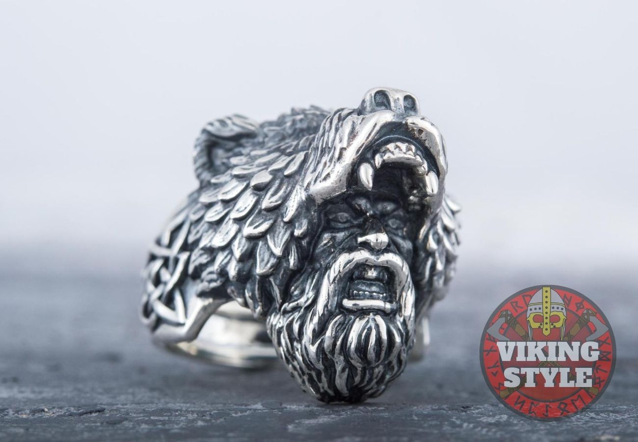 Viking Ring - Berserker, 925 Silver