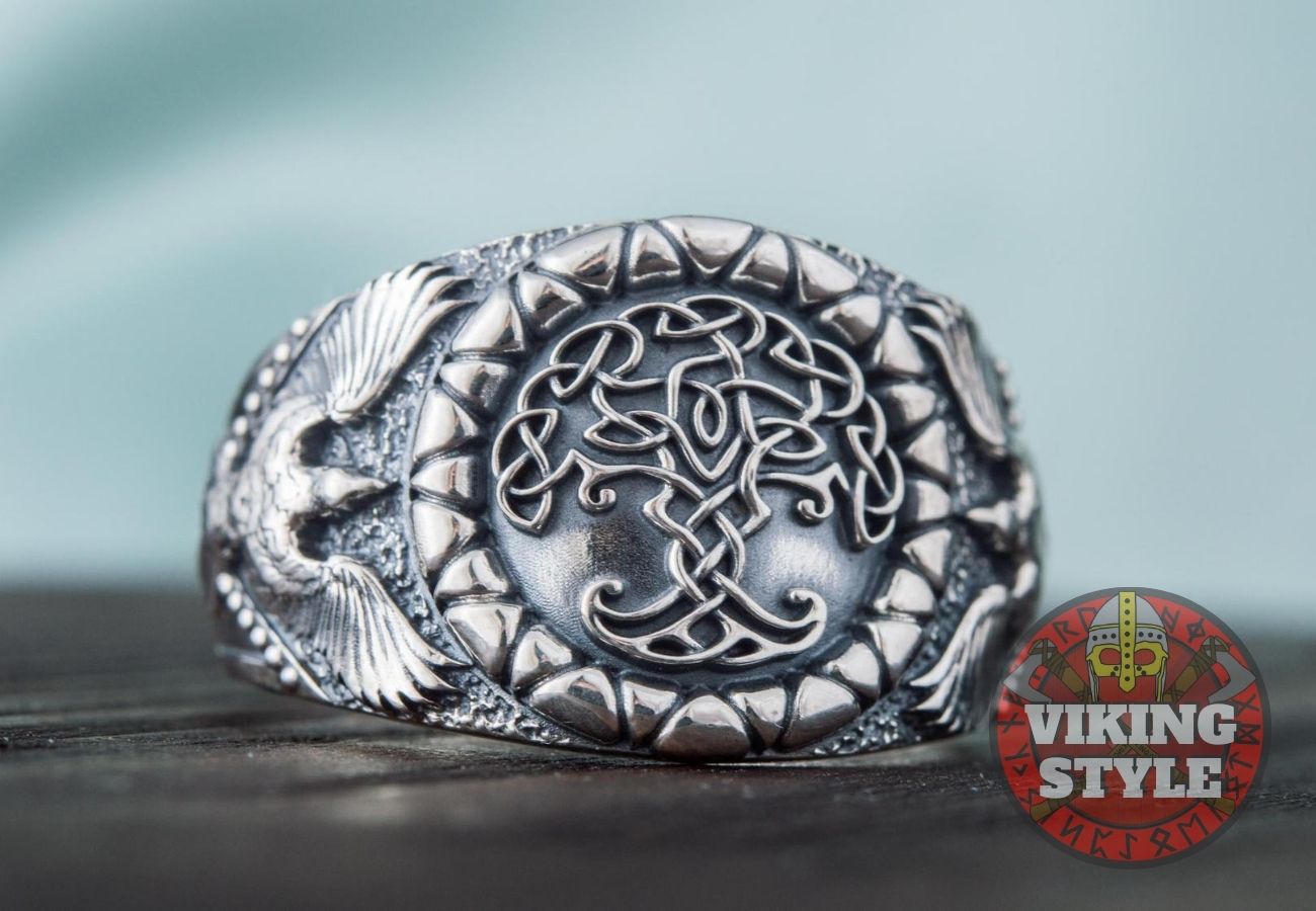 Yggdrasil Ring - Corvus, 925 Silver