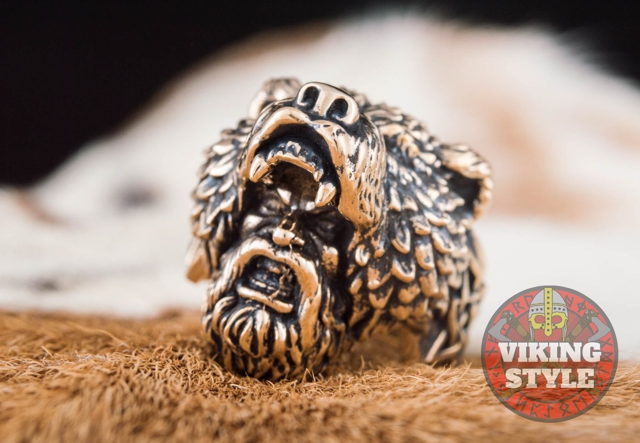 Viking Ring - Berserker, Bronze