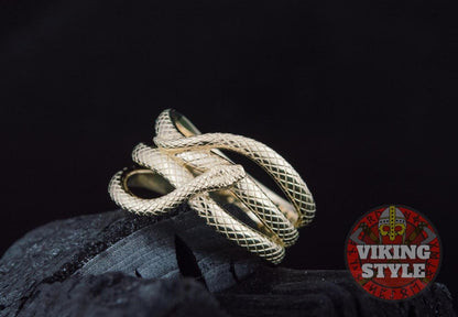 Jörmungandr Ring - Gold