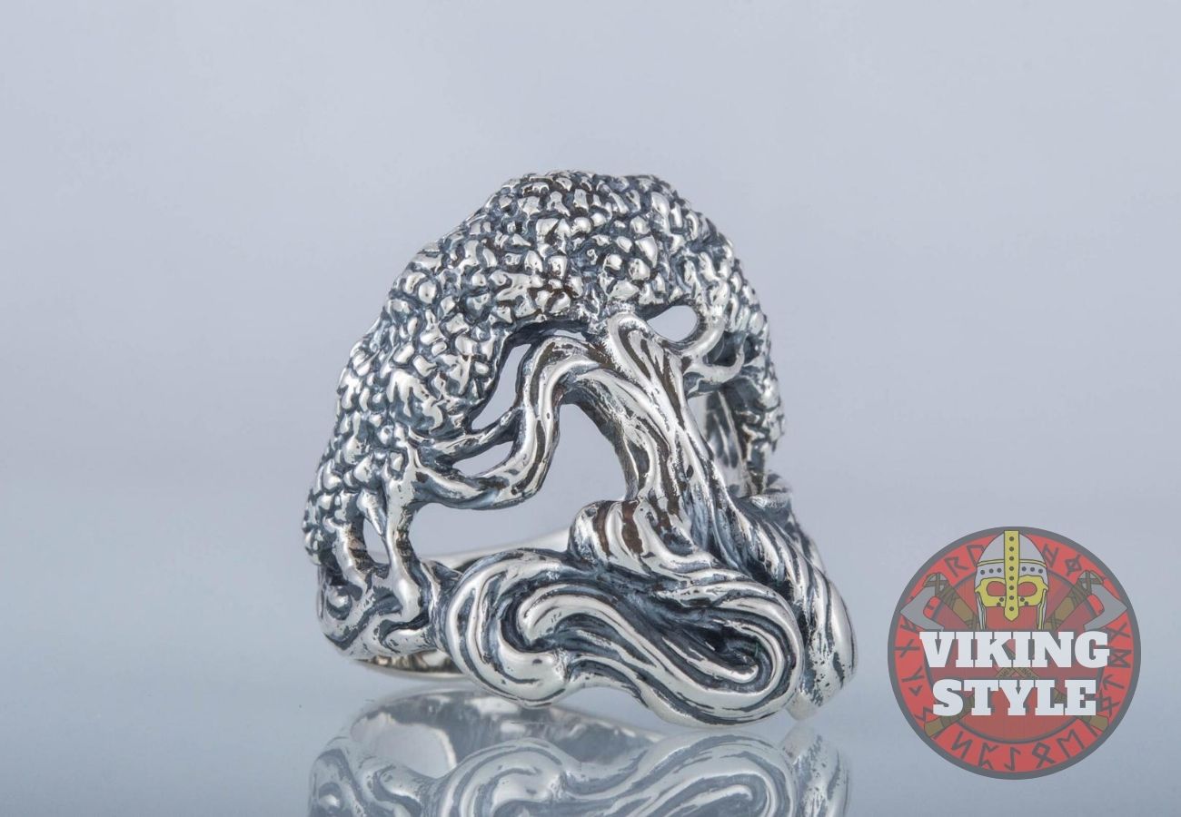 Yggdrasil Ring - Tree of Life, 925 Silver