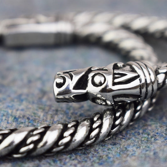 Large Viking Dragon Bracelet