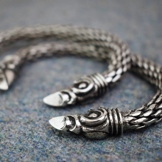 Large & Chunky Huginn & Muninn Bracelet