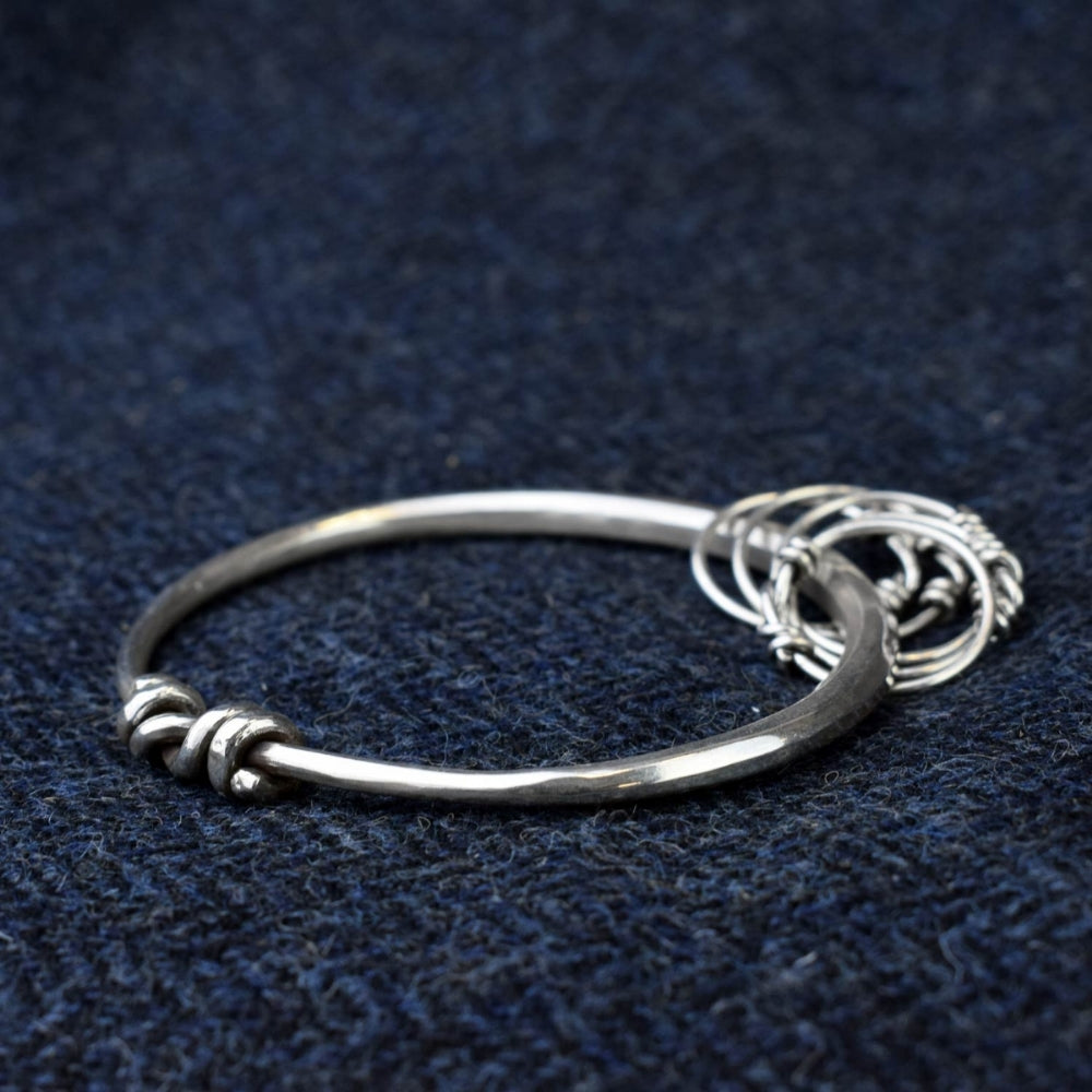 Silver Viking Bangle