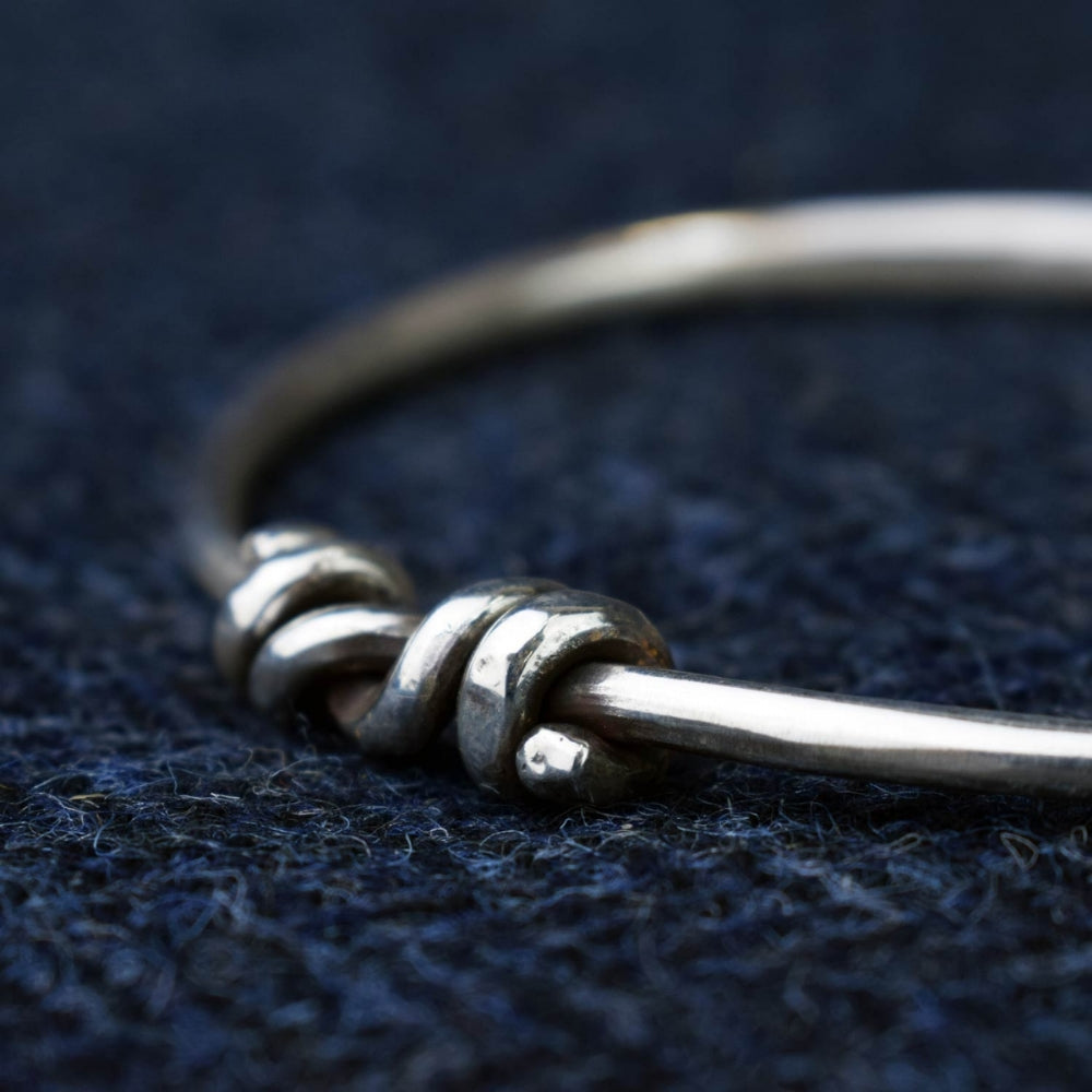 Silver Viking Bangle