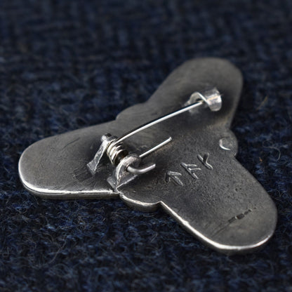 Silver Viking Trefoil Brooch