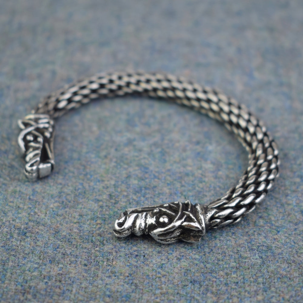 Large & Chunky Viking Wolf Bracelet