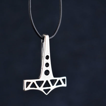 Sterling Silver Mjolnir Pendant