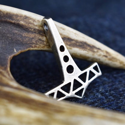 Sterling Silver Mjolnir Pendant
