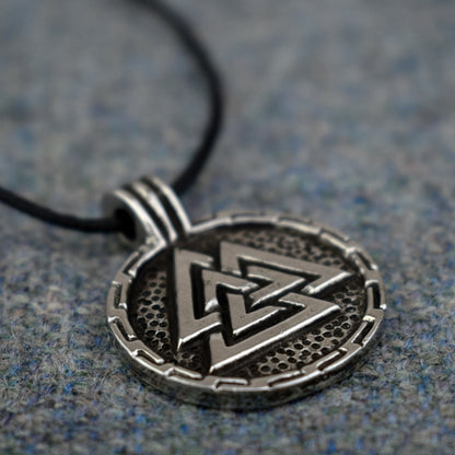 Valknut Shield Pendant