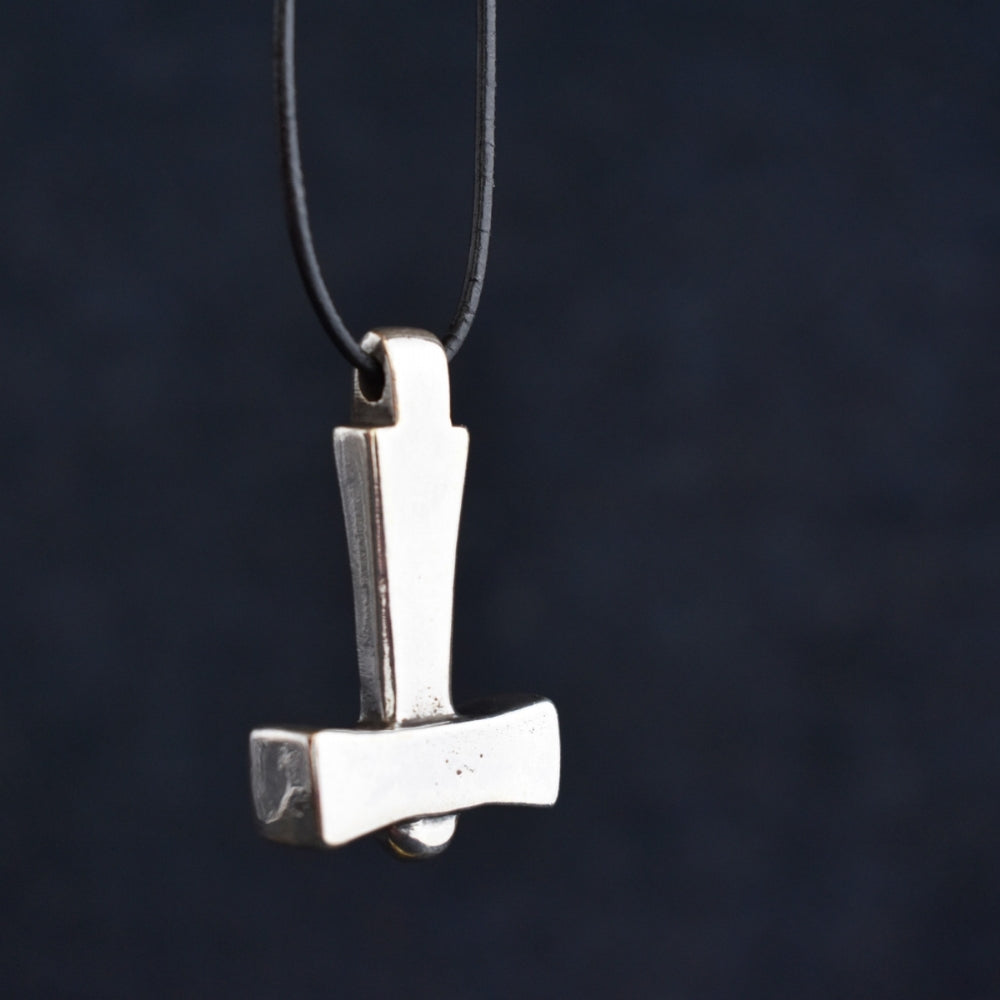 Silver Uppsala Thor's Hammer Pendant