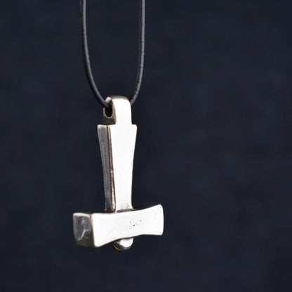 Silver Uppsala Thor's Hammer Pendant