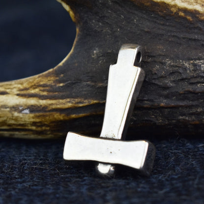 Silver Uppsala Thor's Hammer Pendant