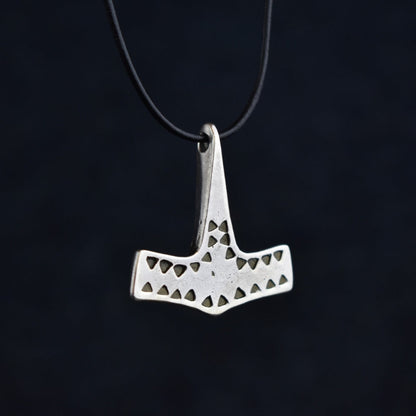 Silver Danish Thor's Hammer Pendant