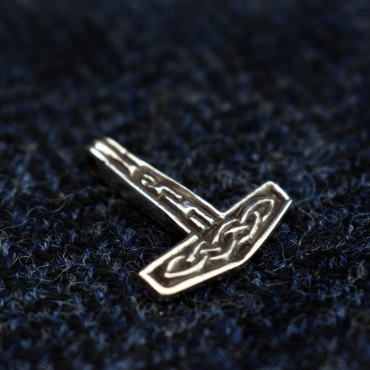 Small Silver Thor's Hammer Pendant