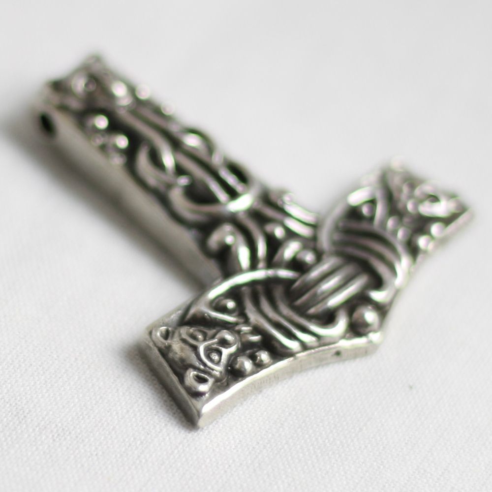 Silver Faroese Thor's Hammer Pendant