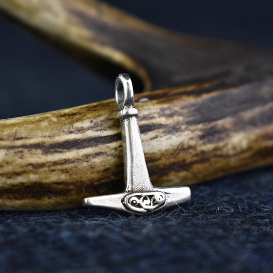 Silver Blacksmith's Hammer Pendant