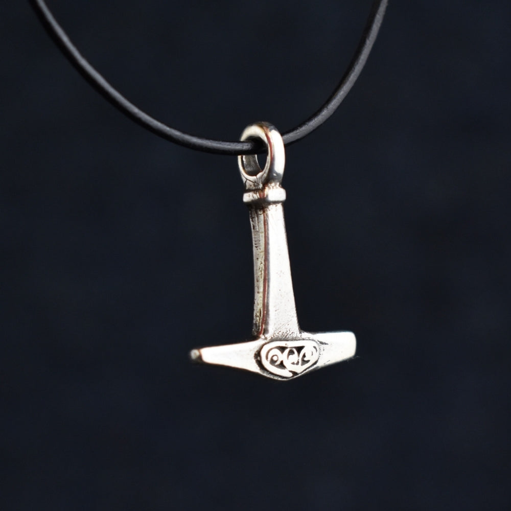 Silver Blacksmith's Hammer Pendant